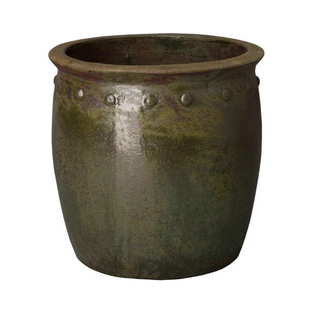 Handcrafted Round Ceramic Planter