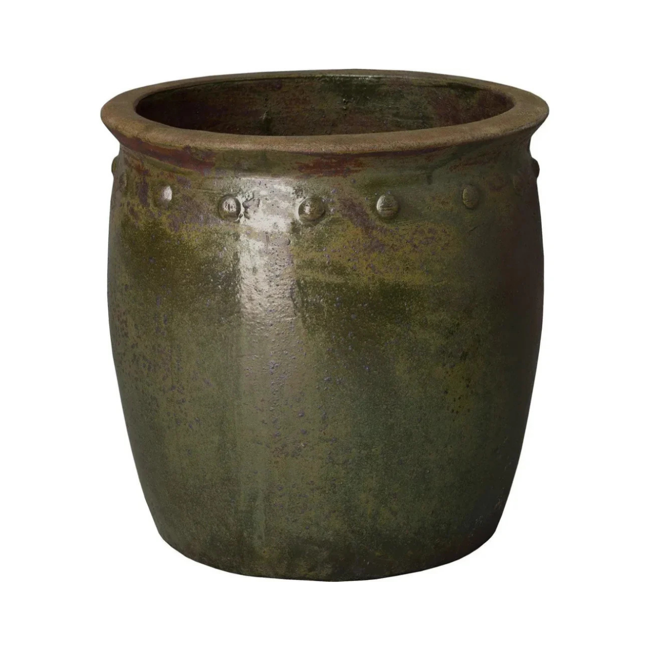 Handcrafted Round Ceramic Planter