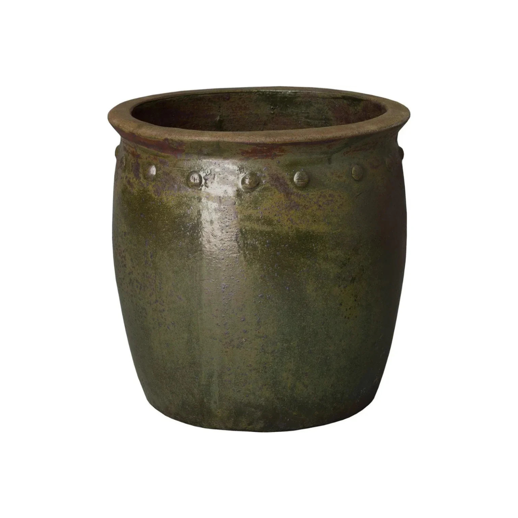 Handcrafted Round Ceramic Planter