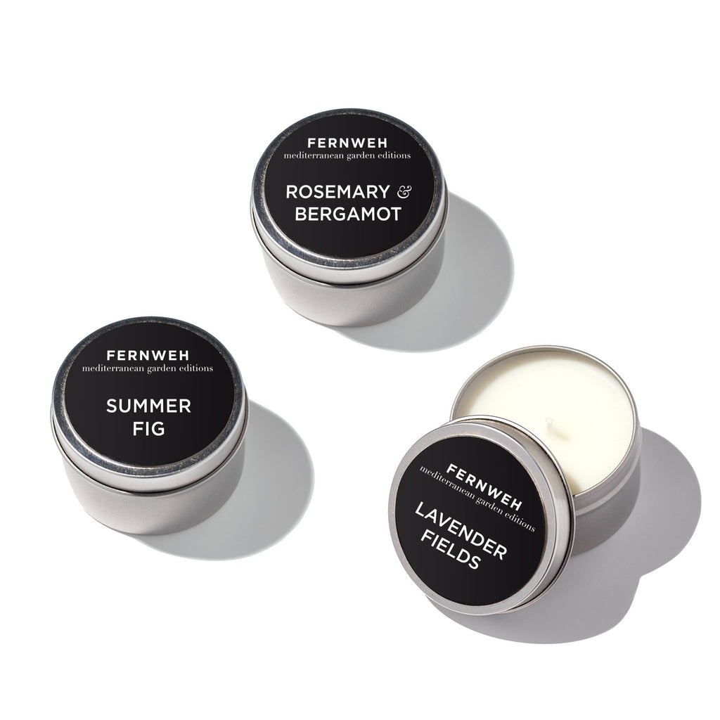 Rosemary & Bergamot Scented Soy Candle